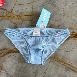 Men's Blue Swim Briefs by JOR